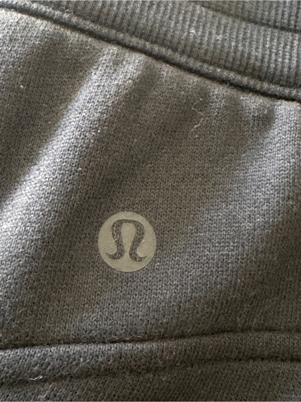 lululemon athletica Black Knit Shorts with Reflective Logo